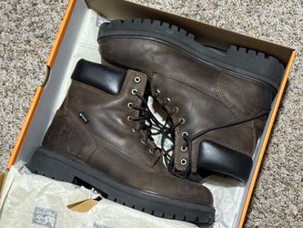Timberland PRO Direct Attach 6" Steel Safety Toe Waterproof Boots. US men’s size 10