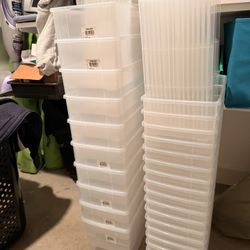 Container Store Plastic Shoe Boxes
