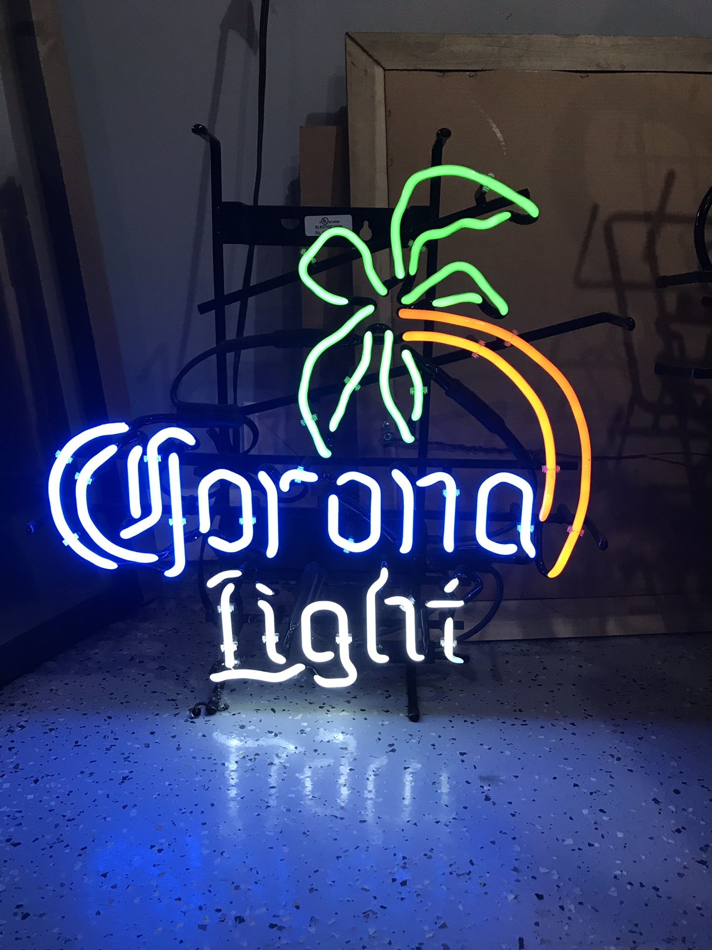 Corona Light neon sign
