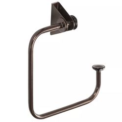 Wall Mounted Open Towel Ring for Bathroom Hand Towel Holder Towel Rack Bronze