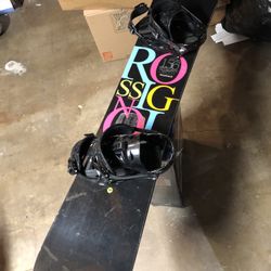 Rossignol Snowboard and bindings 156cm