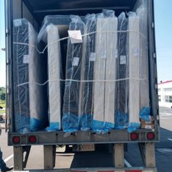 Clearing Out A Truckload Of New Mattresses