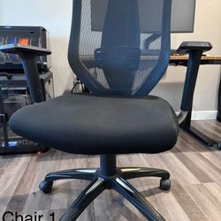 Black office chair - 2 available