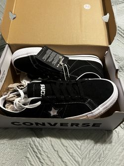New Converse One Star Suede Black