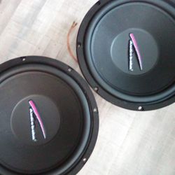 2 Audiobahn 12 Inch Subwoofers 