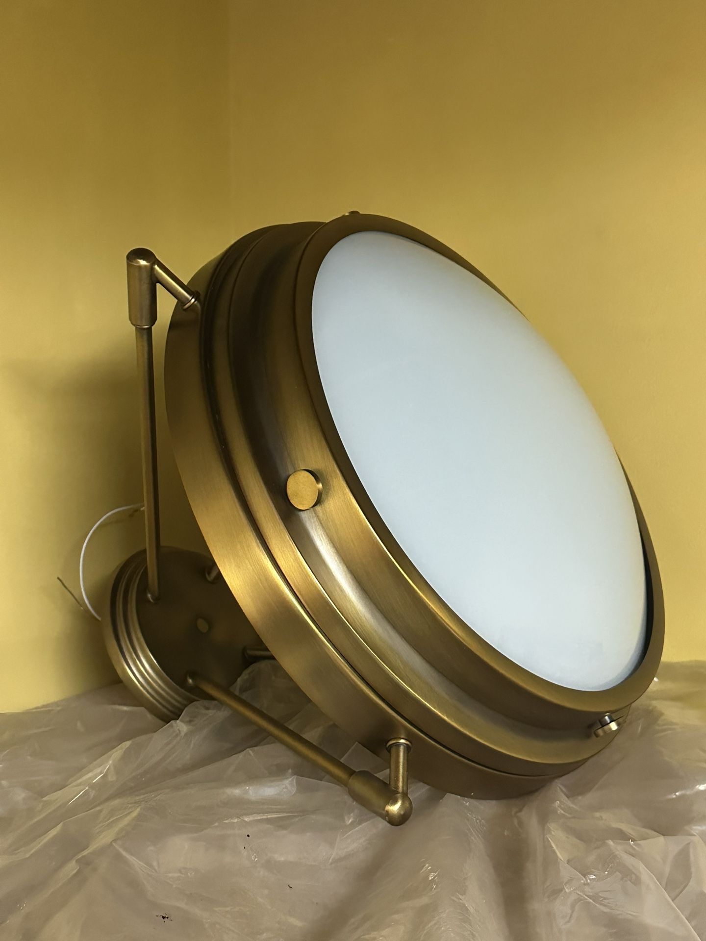 Beautiful Brass Semi-Flush Mount Ceiling Light