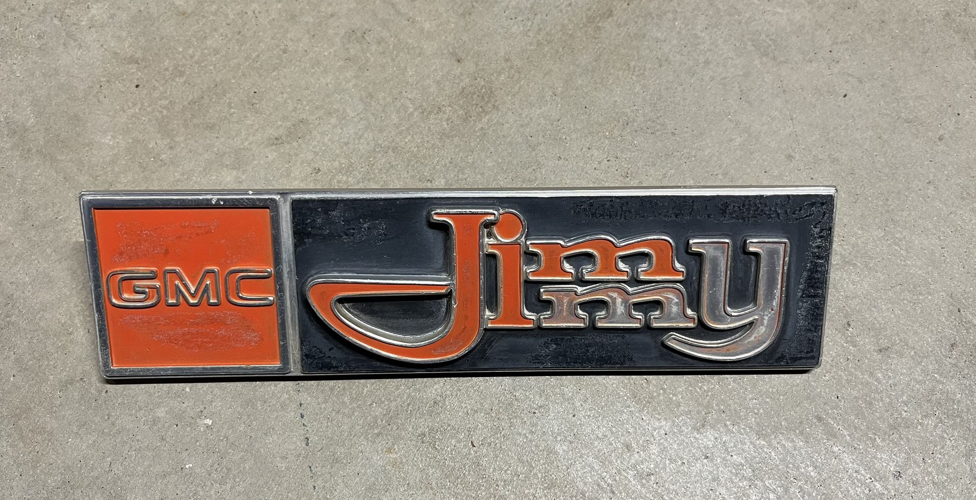 Rare 1974 GMC Jimmy Fender Emblem
