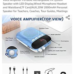 Portable Voice Amplifier