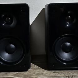 Black Bookshelves Speakers pair