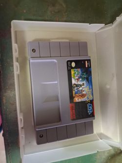 Nintendo Super NES Wizard of Oz game with case cover art .
