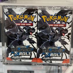 Pokemon Black Bolt Booster Packs *36 Packs*