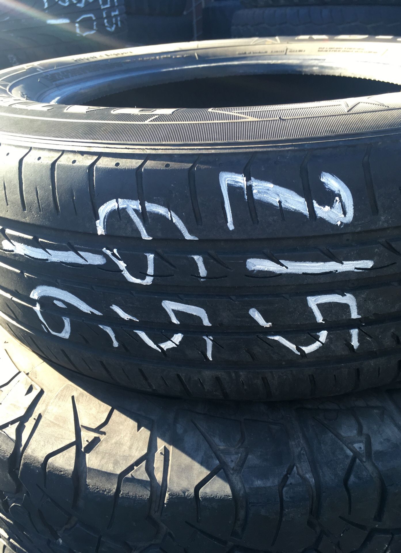 15” used tires