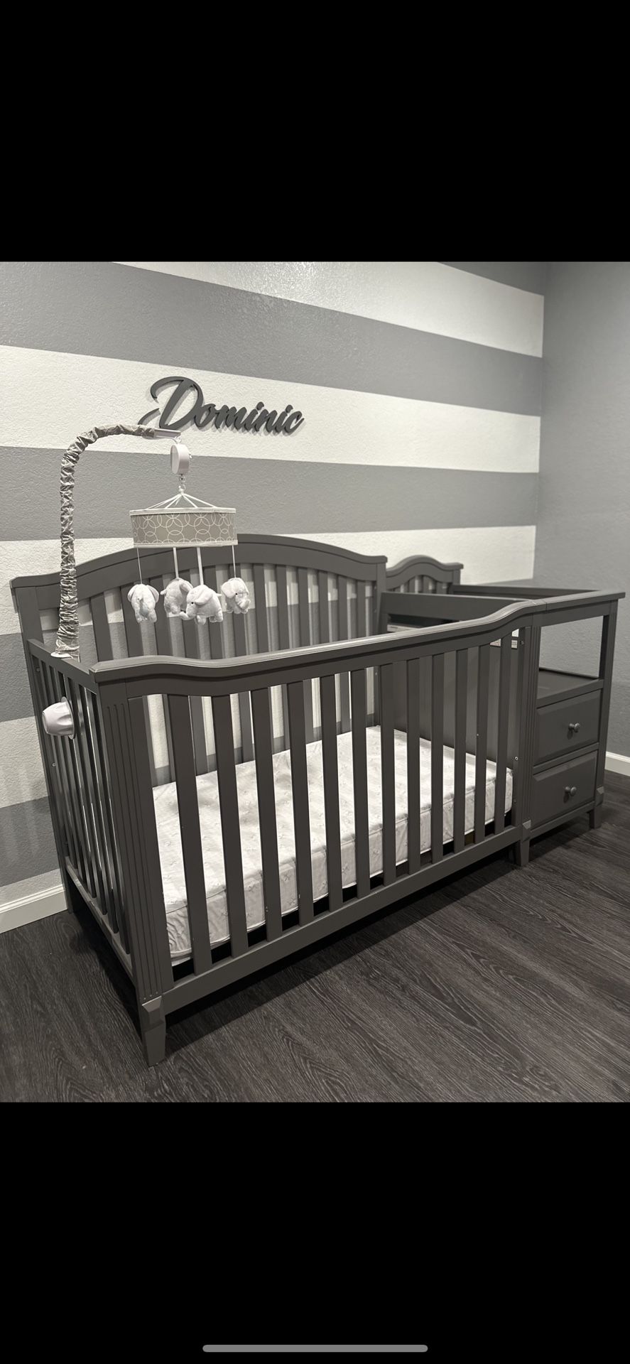 Crib With Built In Changing Table