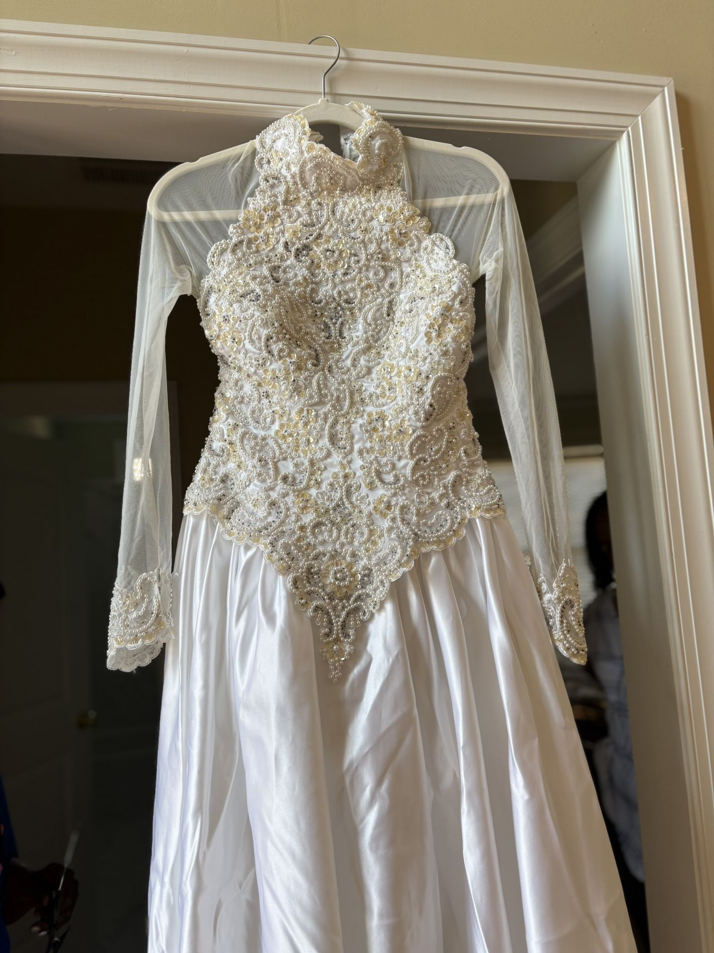 Wedding Dress and Veil