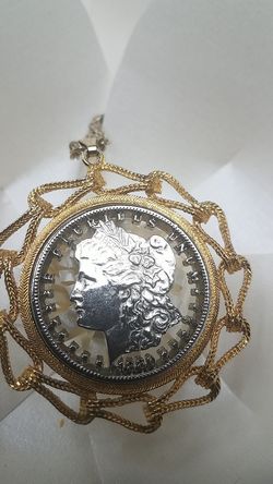 1880 Coin Medallion..... One od a kind.