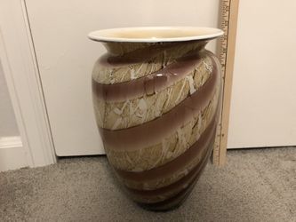 Large Decorative Glass Vase
