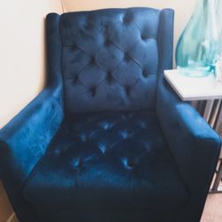 Upholstered Wingback Chair

