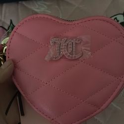 Pink lemonade brighter than a diamond heart zip around juicy couture