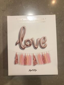 Love Ballon and tassel kit