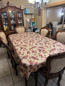 Formal Dining Table and Chair Set