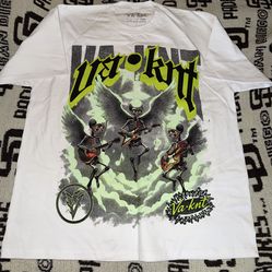 VAKNT Demon Music White T-Shirt Mens Size XL Brand New