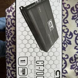 Ct Sounds Ct 700.1D Mono Block Subwoofer Amp