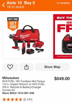 Milwaukee tool kit