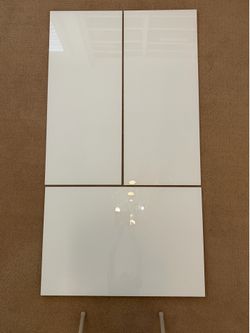 SAMSUNG Fridge White Glass Panels