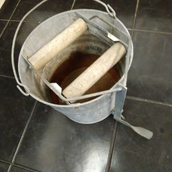 Vintage. Mop Bucket. Foot Pedal Operated.  40 Bucks