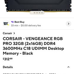 2x8 DDR4 RAM ( 16gb not 32)