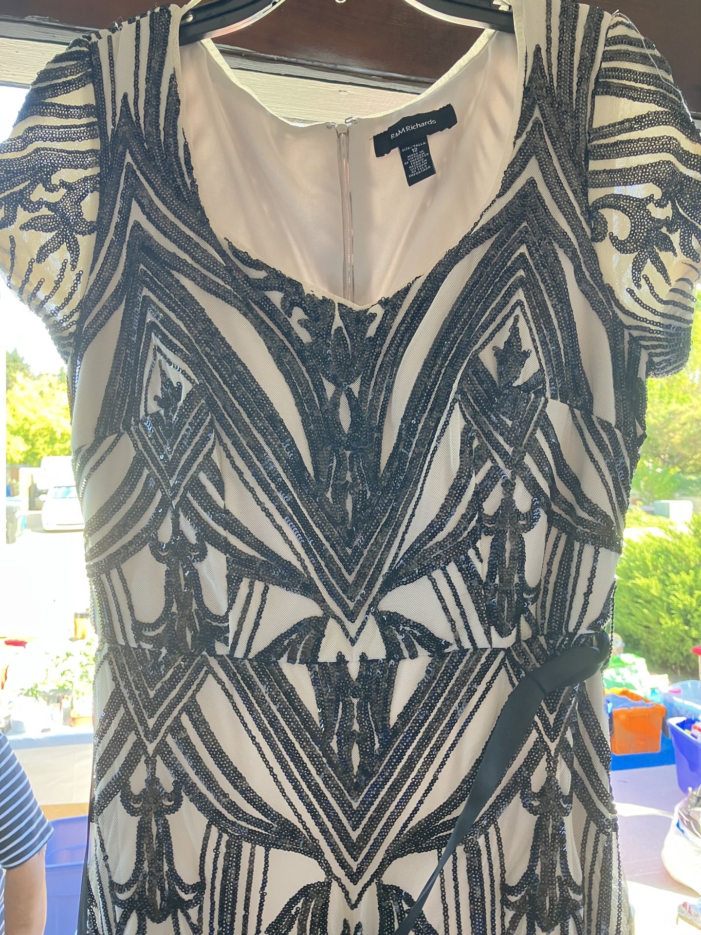 R+M Richard’s Sequined Belted Dress