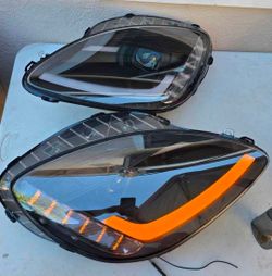 05-13 Chevrolet Corvette LED DRL Projector Headlights Luces Focos Micas Faros Faroles Headlamps Chev