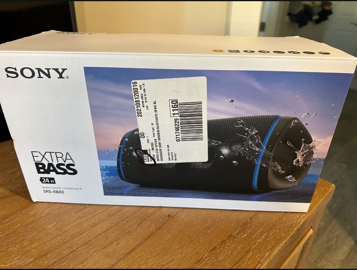 Sony Extra Bass Waterproof Bluetooth Speaker
