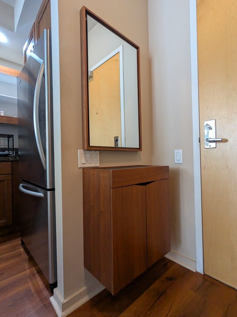 BDi Mirror And Floating Cabinet