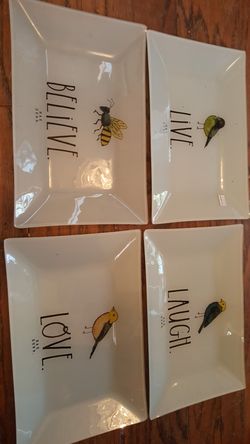 RAE DUNN INSPIRATIONAL PLATES