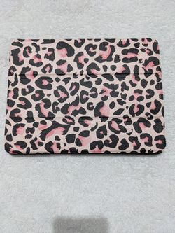 Nueva Funda Para Laptop Color Rosado Leopardo 