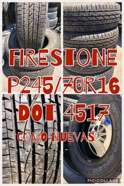 P245/70r17 Firestone +95% dot4517 like new