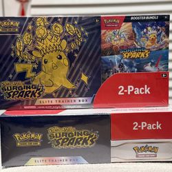 Pokemon TCG Surging Sparks Bundles **NEW SEALED!**