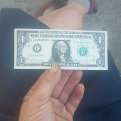 2017 A 1 dollar Star Note