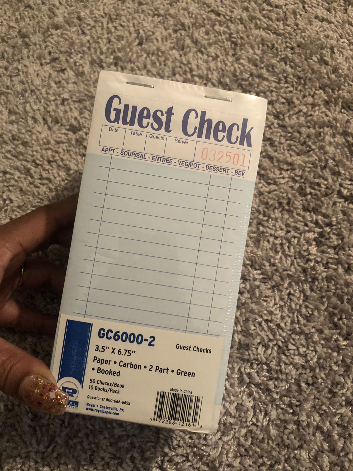 Guest check