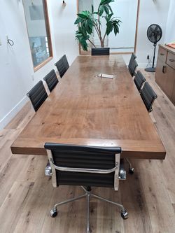 Conference Table and 10 chairs