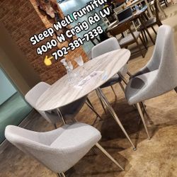 🙋‍♂️5pc Dining Table Chairs 👉Furniture Sectional Queen Bedroom Bunk Beds Avail 