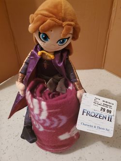 Blanket with doll