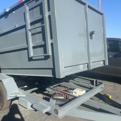 Scissor Lift Dump Trailer With Extras