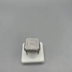 925 Silver Moissanite Men’s Ring