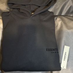 Black Essentials Hoodie