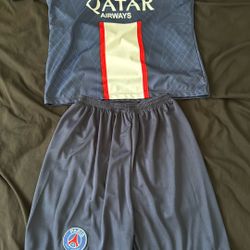 Mbappe PSG Kids Jersey Set With Shorts 