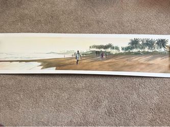 Signed Limited Edition Afternoon Stroll Art Print 24/200 44x11