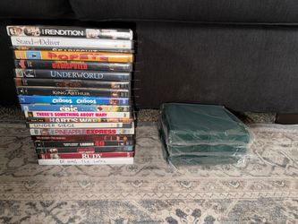 Lot of 20 DVD Movies & 3 DVD Cases