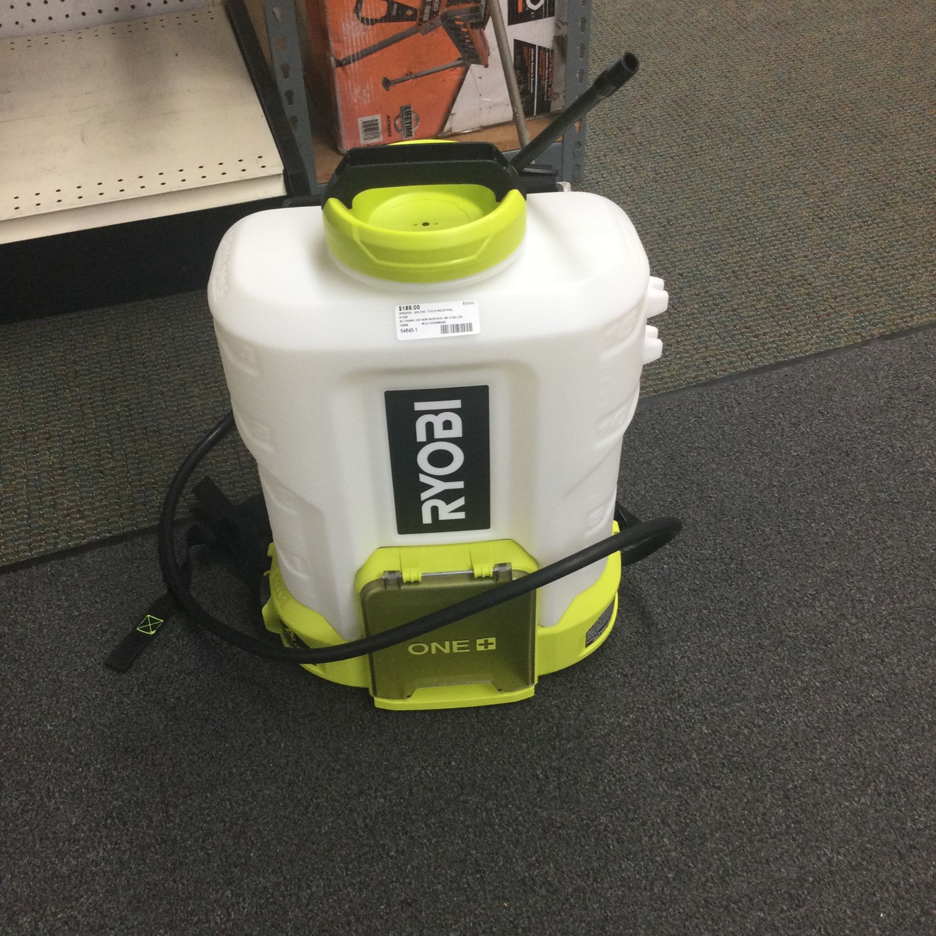 Ryobi P2806 18 Volt 4 Gallon Backpack Sprayer With 1 Battery / Charger